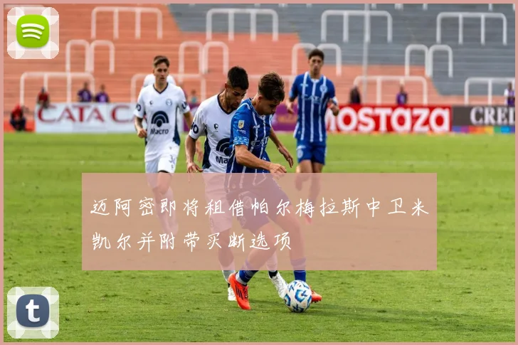 迈阿密即将租借帕尔梅拉斯中卫米凯尔并附带买断选项